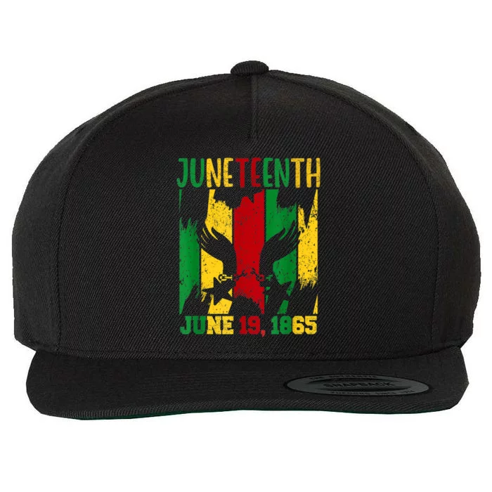 Juneteenth June 19th 1865 Juneteenth Freedom Day Wool Snapback Cap