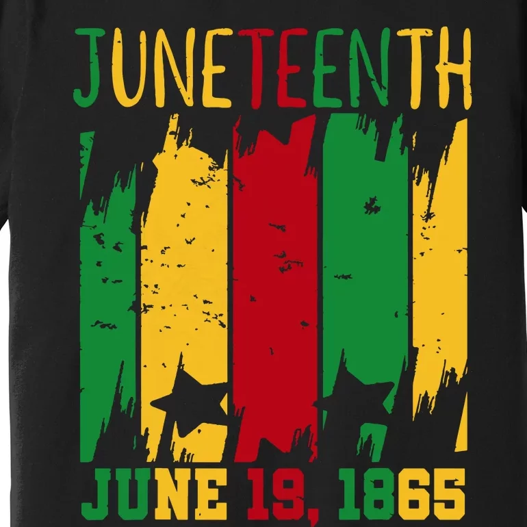 Juneteenth June 19th 1865 Juneteenth Freedom Day Premium T-Shirt