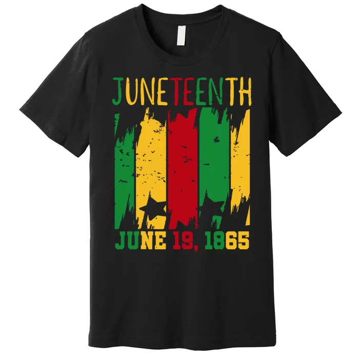 Juneteenth June 19th 1865 Juneteenth Freedom Day Premium T-Shirt