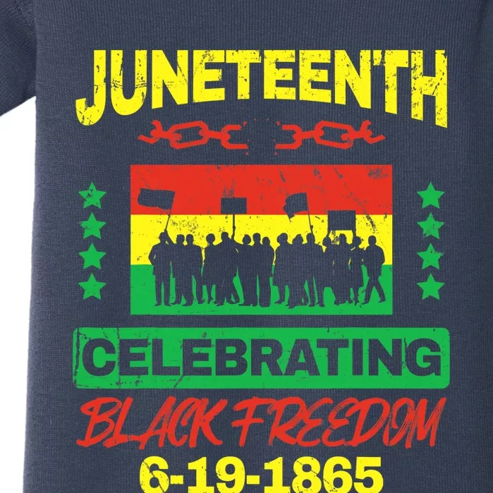 Juneteenth June 19th Black Freedom Baby Bodysuit