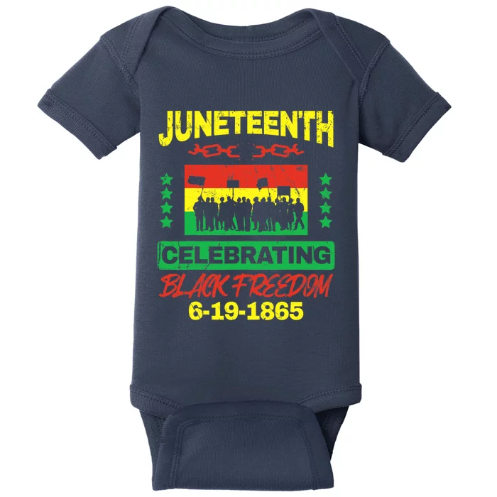 Juneteenth June 19th Black Freedom Baby Bodysuit