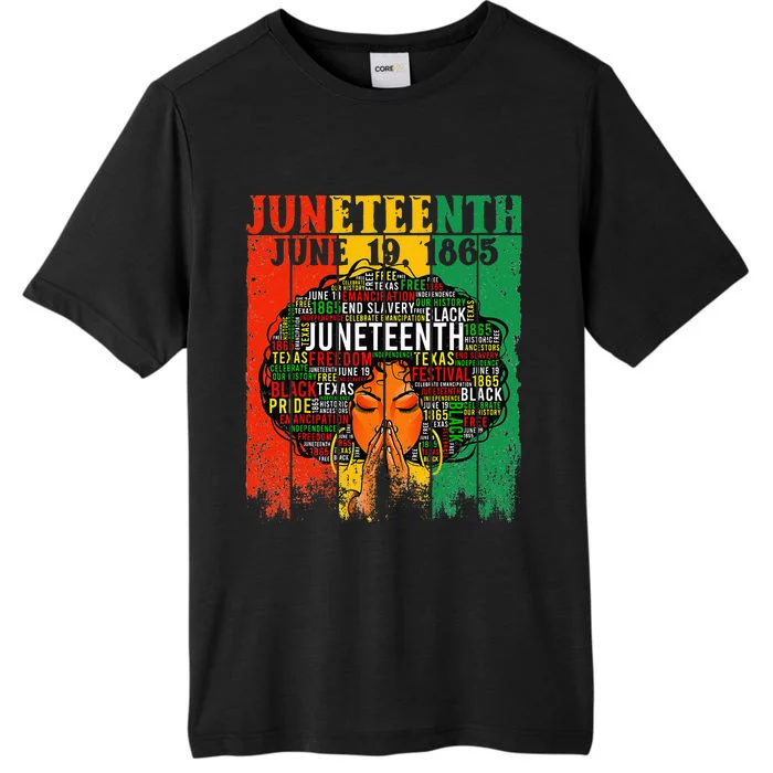 Juneteenth June 19th 1865 Ancestors African American Freedom ChromaSoft Performance T-Shirt