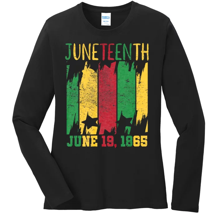 Juneteenth June 19th 1865 Juneteenth Freedom Day Ladies Long Sleeve Shirt