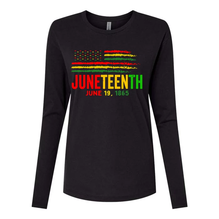 Juneteenth June 19 Womens Cotton Relaxed Long Sleeve T-Shirt