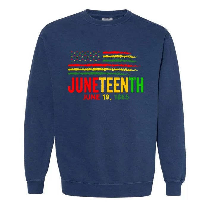 Juneteenth June 19 Garment-Dyed Sweatshirt