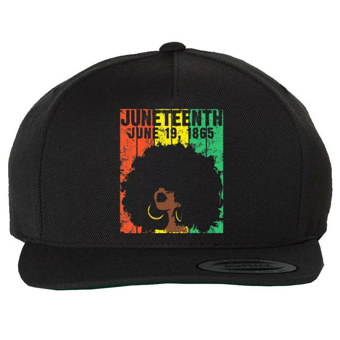 Juneteenth June 19th 1865 Ancestors African American Freedom Wool Snapback Cap