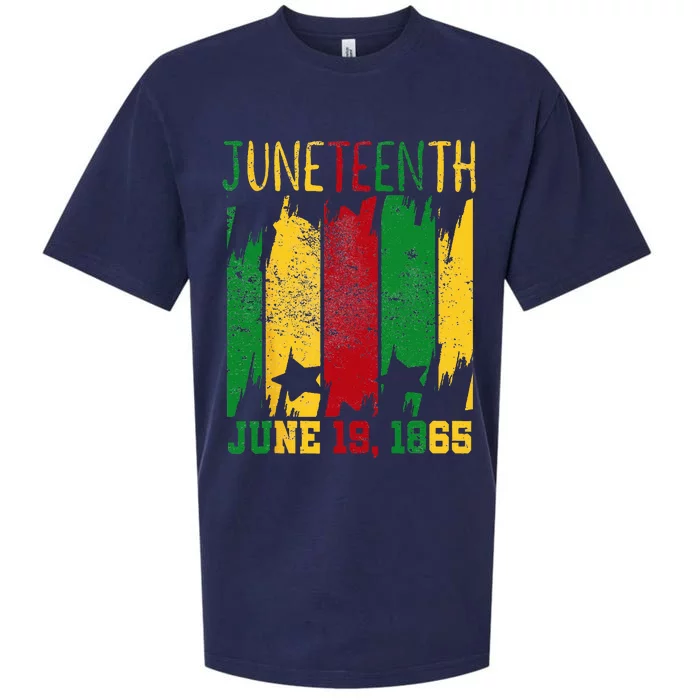 Juneteenth June 19th 1865 Juneteenth Freedom Day Sueded Cloud Jersey T-Shirt