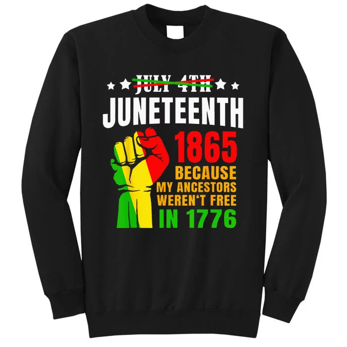 Juneteenth June 1865 Black History African American Freedom Sweatshirt