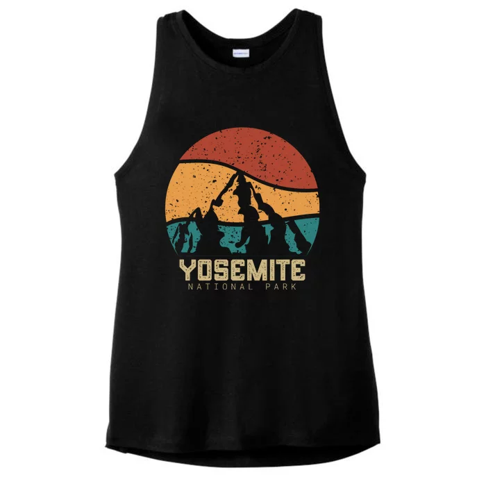 Yosemite Canyon National Park Ladies Tri-Blend Wicking Tank