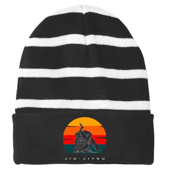 Jiu Jitsu Apparel Jiu Jitsu Striped Beanie with Solid Band