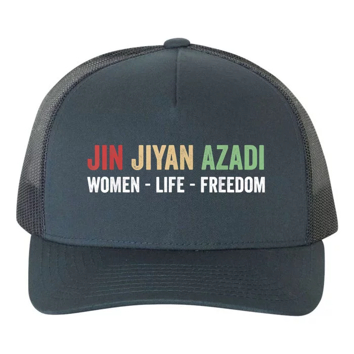 Jin Jiyan Azadi Women Life Freedom Kurdish Freedom Yupoong Adult 5-Panel Trucker Hat