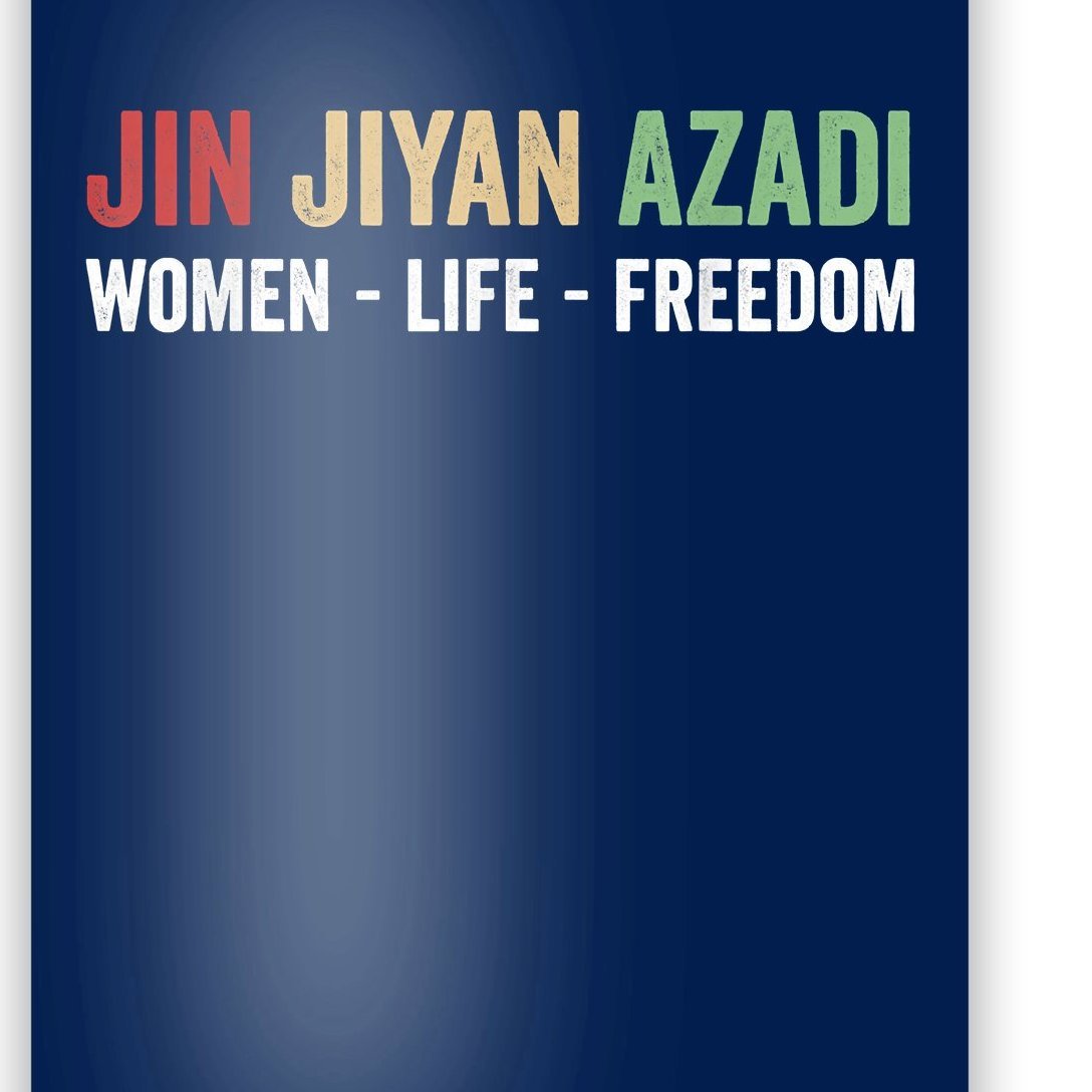 Jin Jiyan Azadi Women Life Freedom Kurdish Freedom Poster Teeshirtpalace 3179