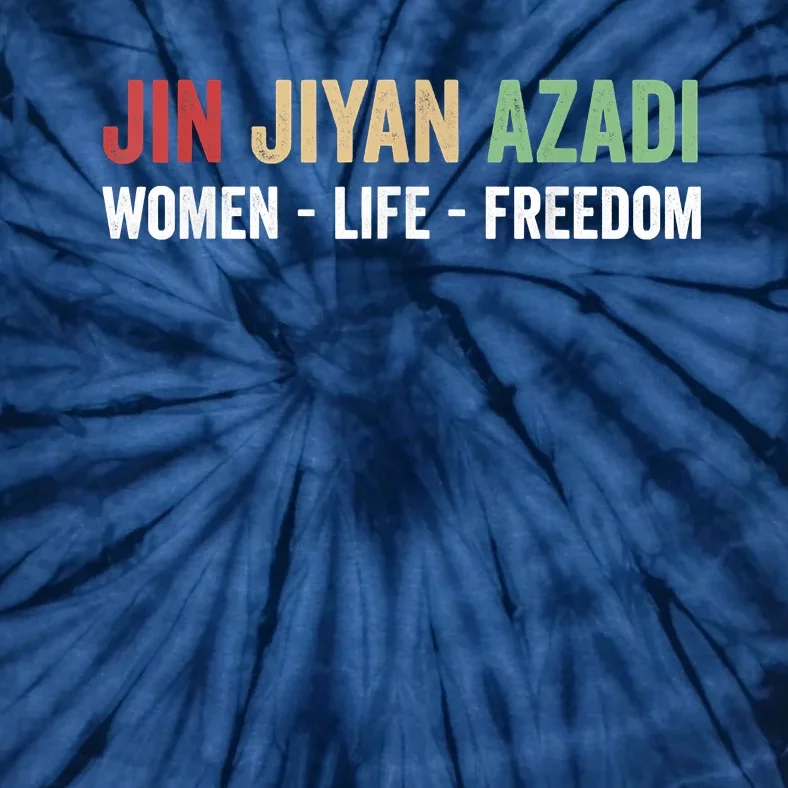 Jin Jiyan Azadi Women Life Freedom Kurdish Freedom Tie-Dye T-Shirt