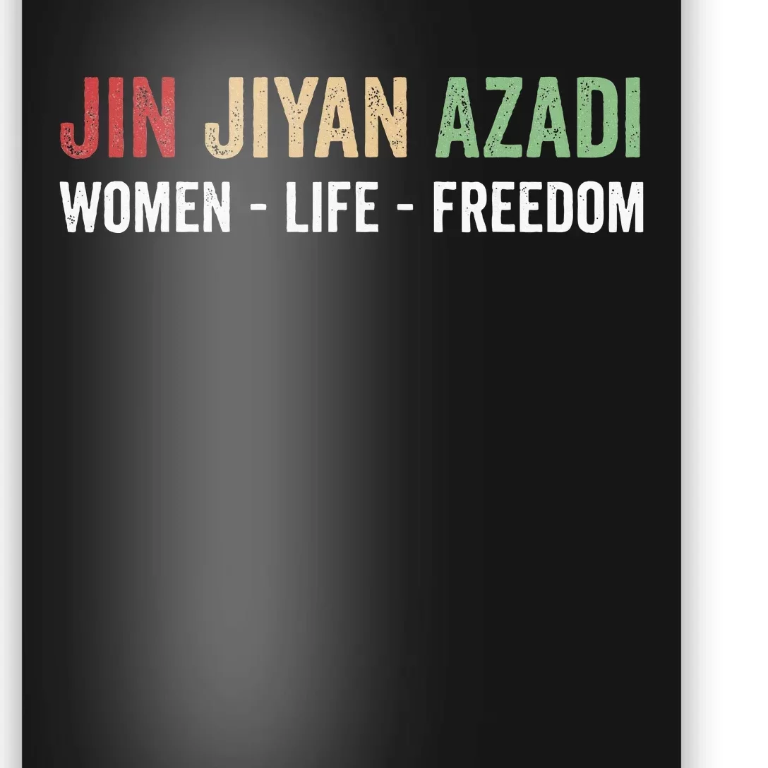 Jin Jiyan Azadi Wo Life Freedom Kurdish Freedom Poster