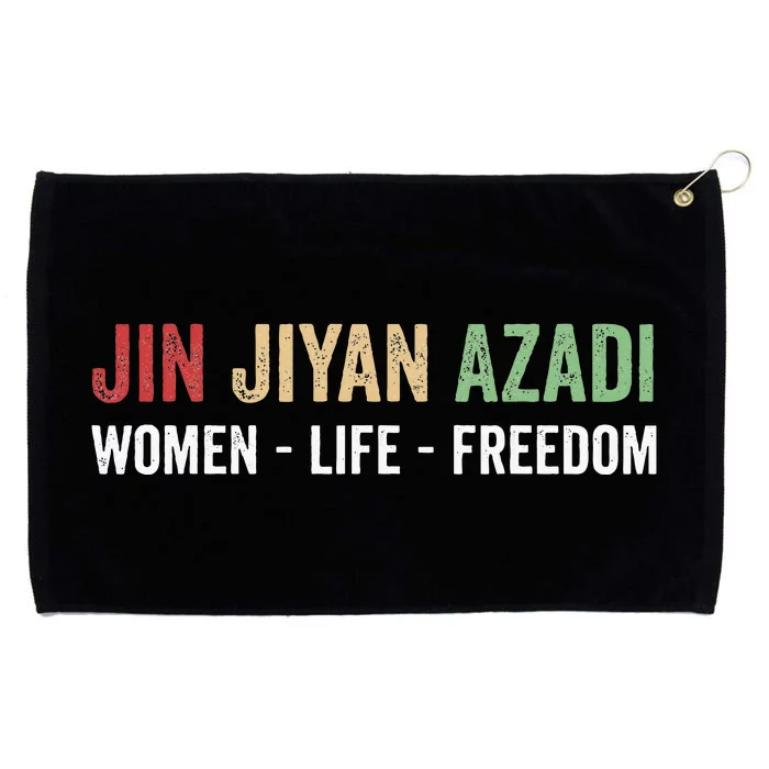 Jin Jiyan Azadi Wo Life Freedom Kurdish Freedom Grommeted Golf Towel