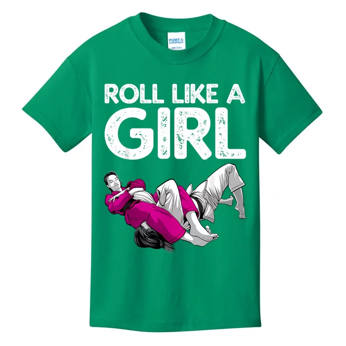 Jiu Jitsu Art For Women Girl Brazilian Jiu Jitsu Kids T-Shirt