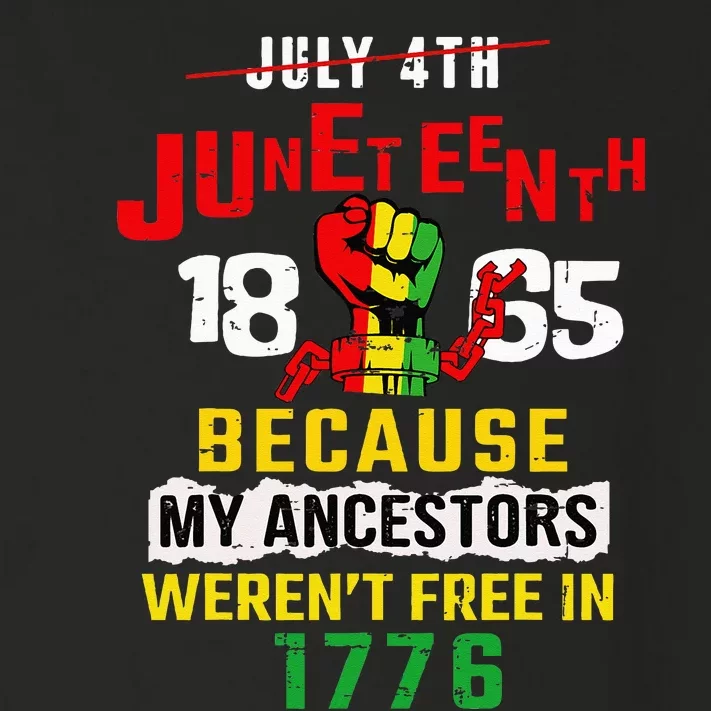 Juneteenth  Juneteenth African American Toddler Long Sleeve Shirt