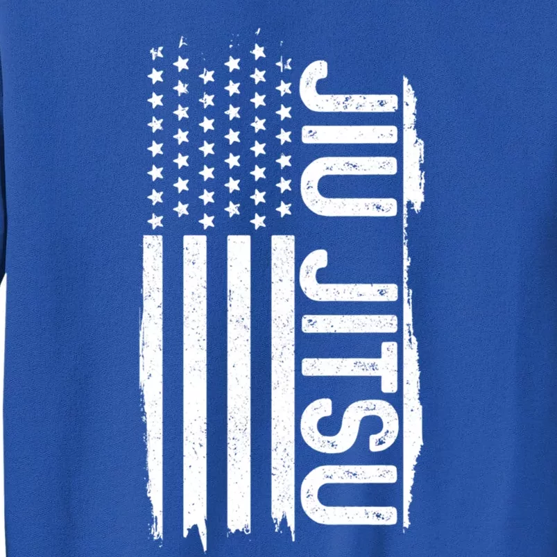 Jiu Jitsu American Flag Mma Mixed Martial Arts Patriotic Great Gift Sweatshirt