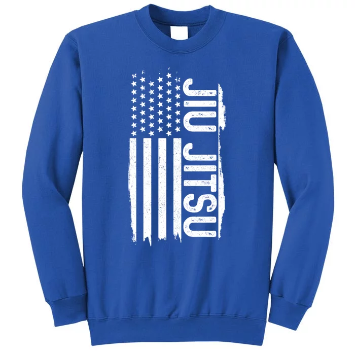 Jiu Jitsu American Flag Mma Mixed Martial Arts Patriotic Great Gift Sweatshirt