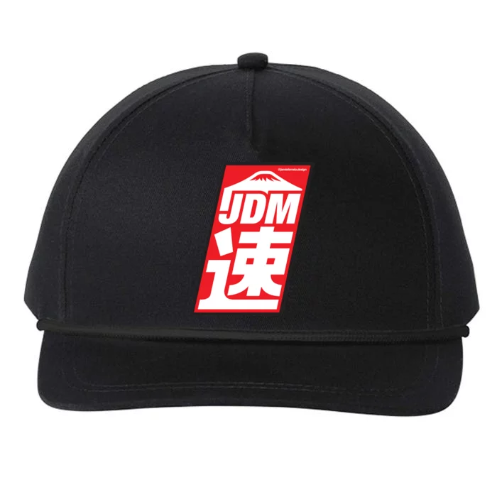 Jdm Japanese Automotive Snapback Five-Panel Rope Hat