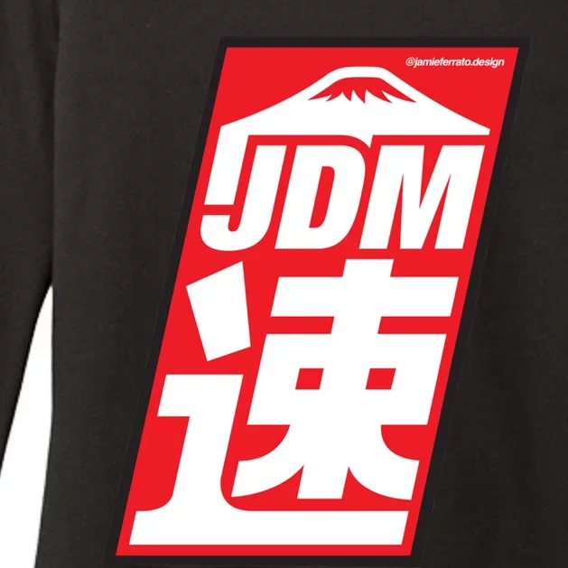 Jdm Japanese Automotive Womens CVC Long Sleeve Shirt