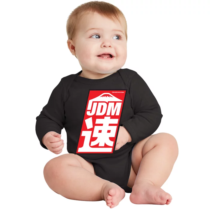 Jdm Japanese Automotive Baby Long Sleeve Bodysuit