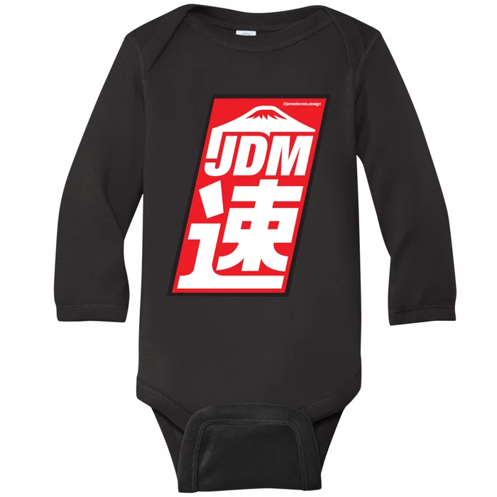 Jdm Japanese Automotive Baby Long Sleeve Bodysuit