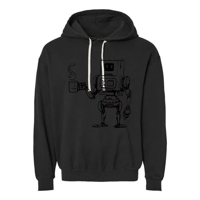 JavaBot Garment-Dyed Fleece Hoodie