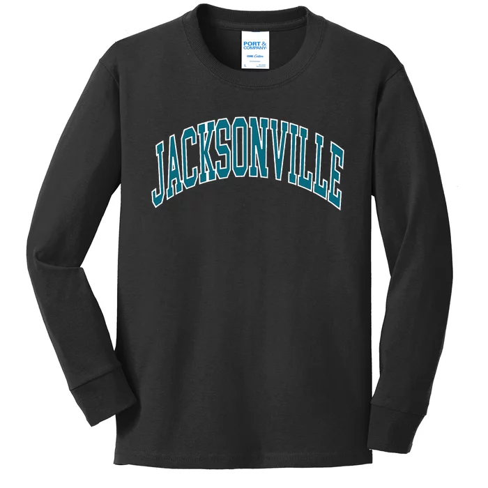 Jacksonville Kids Long Sleeve Shirt