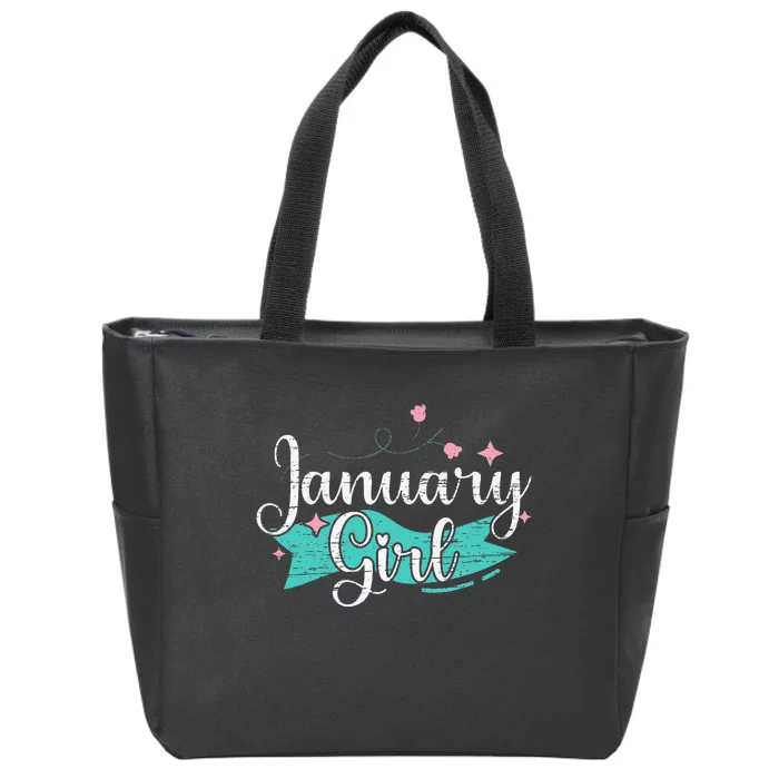 January Zip Tote Bag