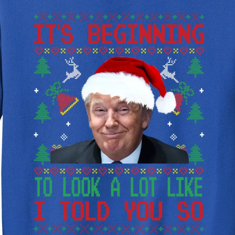 Jingle Joe Biden Xmas Carol Trump Ugly Christmas Sweater Gift Tall Sweatshirt