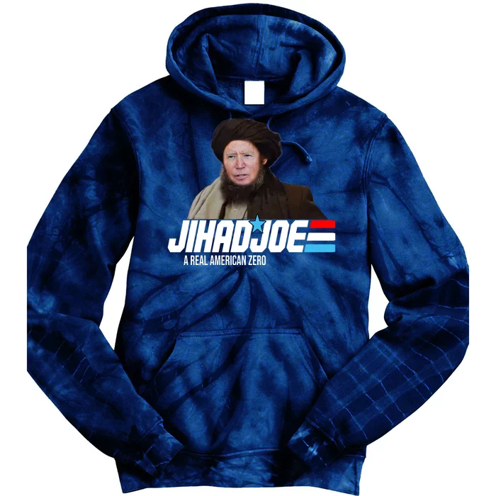 Jhad Joe Biden A Real American Hero Funny Tie Dye Hoodie