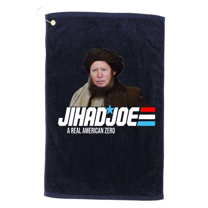 Jhad Joe Biden A Real American Hero Funny Platinum Collection Golf Towel