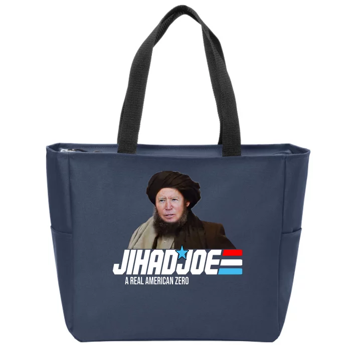 Jhad Joe Biden A Real American Hero Funny Zip Tote Bag