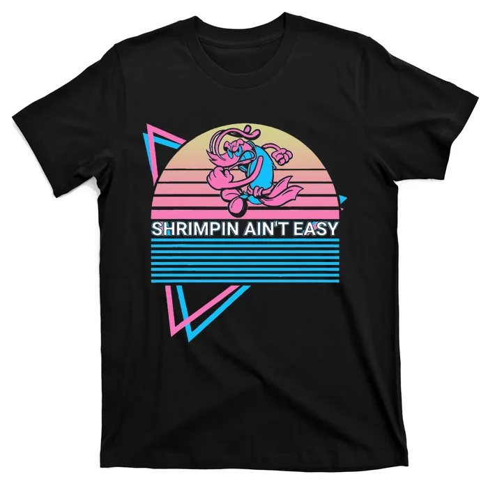 Jiu Jitsu Bjj Retro Shrimpin AinT Easy T-Shirt