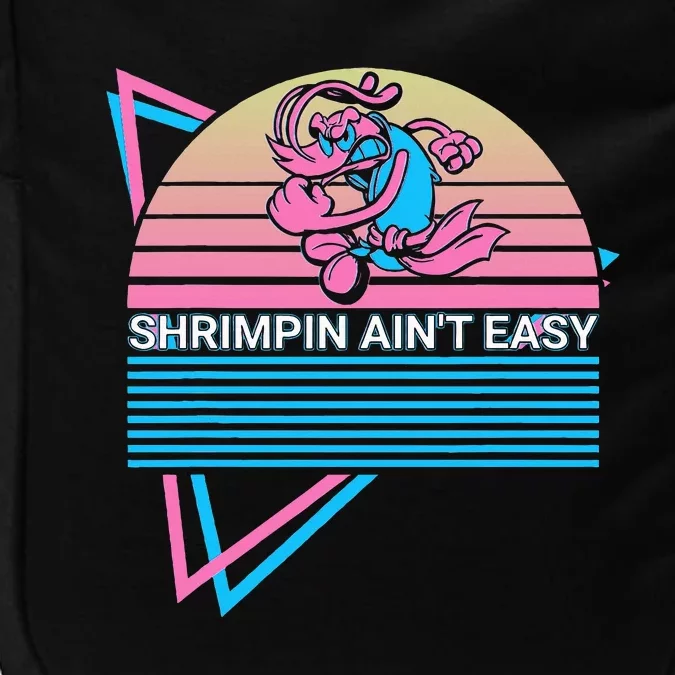 Jiu Jitsu Bjj Retro Shrimpin AinT Easy Impact Tech Backpack