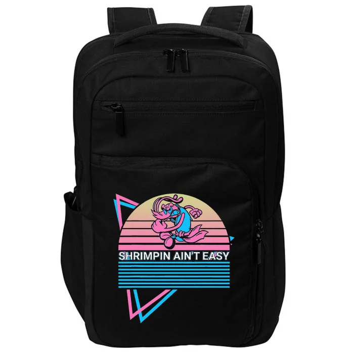 Jiu Jitsu Bjj Retro Shrimpin AinT Easy Impact Tech Backpack