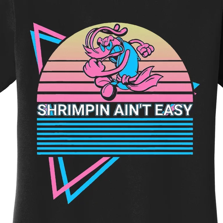 Jiu Jitsu Bjj Retro Shrimpin AinT Easy Women's T-Shirt