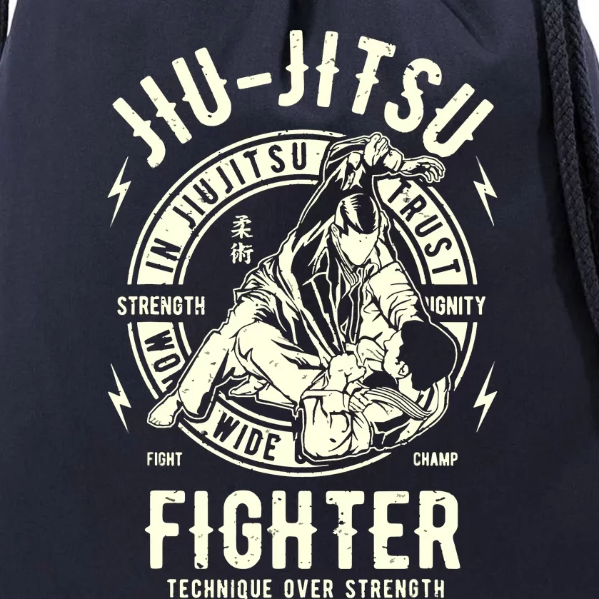 JIU JITSU BJJ Brazilian Jiu Jitsu Drawstring Bag