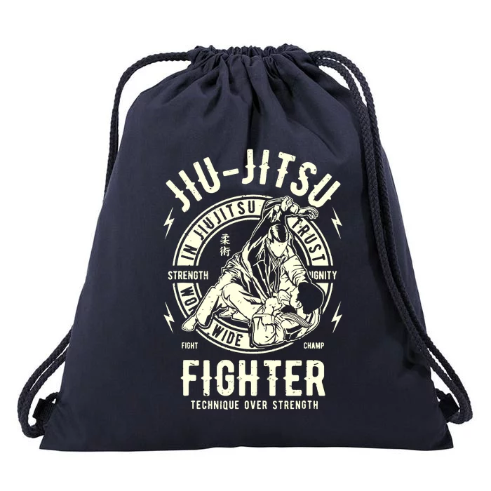 JIU JITSU BJJ Brazilian Jiu Jitsu Drawstring Bag