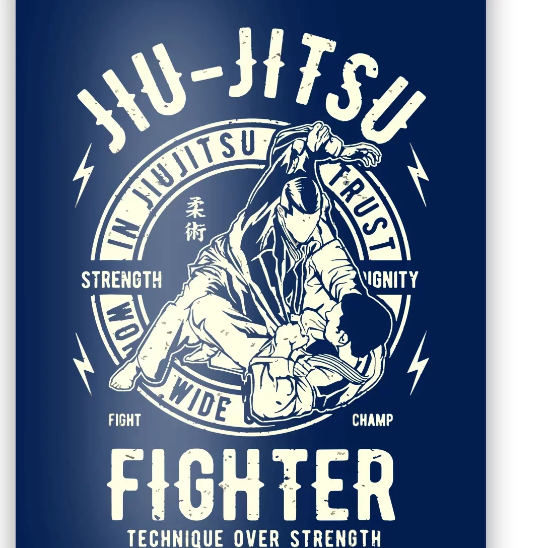 JIU JITSU BJJ Brazilian Jiu Jitsu Poster