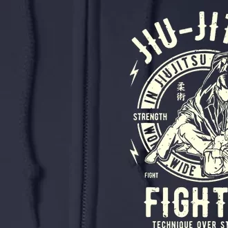 JIU JITSU BJJ Brazilian Jiu Jitsu Full Zip Hoodie