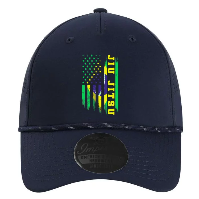 Jiu Jitsu Brazilian BJJ Brazil United States Flag Performance The Dyno Cap