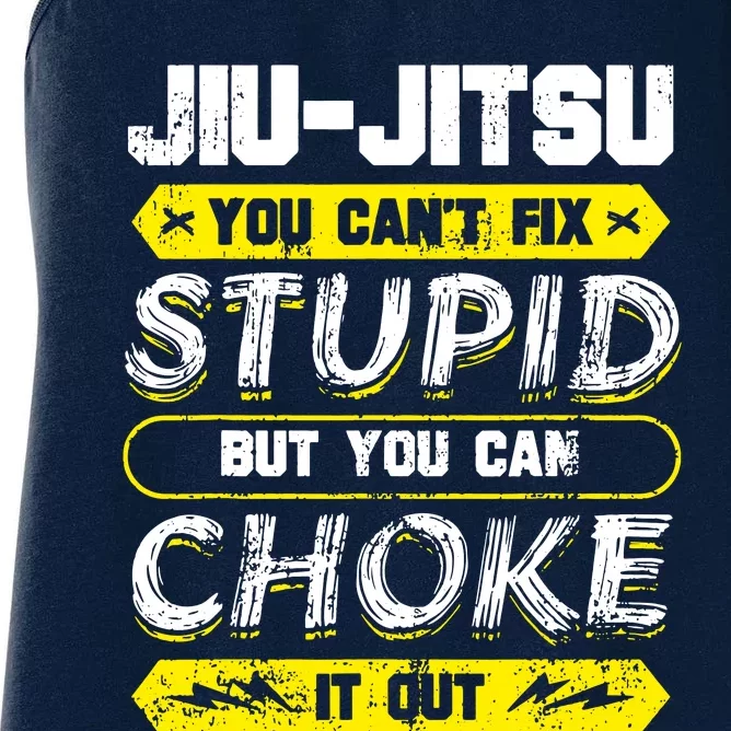 Jiu Jitsu Bjj Martial Arts Combat Sport Jujutsu Jiujitsu Women's Racerback Tank