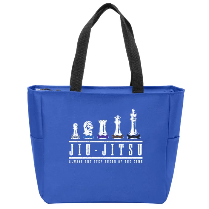 Jiu Jitsu Chess Black Belt Mma Mixed Martial Arts Gift Zip Tote Bag