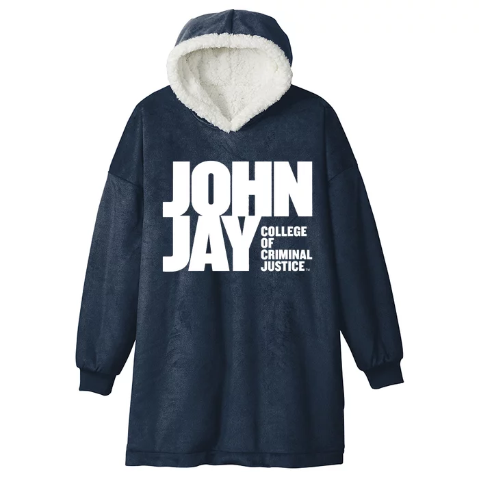 John Jay College Of Criminal Justice Bloodhounds Large Hooded Wearable Blanket