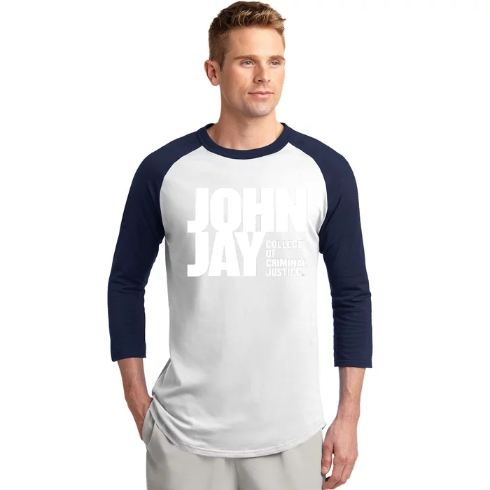 John Jay College Of Criminal Justice Bloodhounds Large Baseball Sleeve Shirt