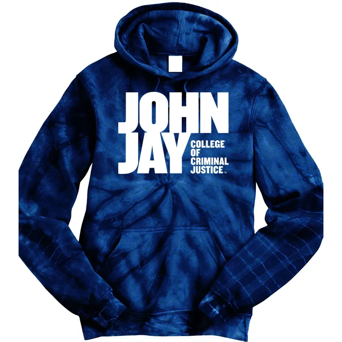 John Jay College Of Criminal Justice Bloodhounds Large Tie Dye Hoodie