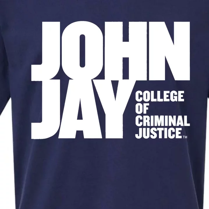 John Jay College Of Criminal Justice Bloodhounds Large Sueded Cloud Jersey T-Shirt