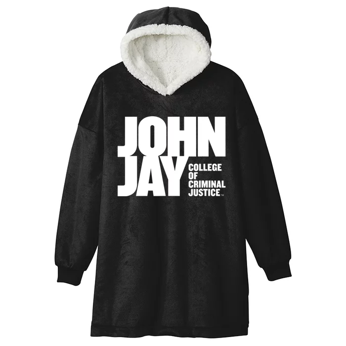 John Jay College Of Criminal Justice Bloodhounds Large Hooded Wearable Blanket